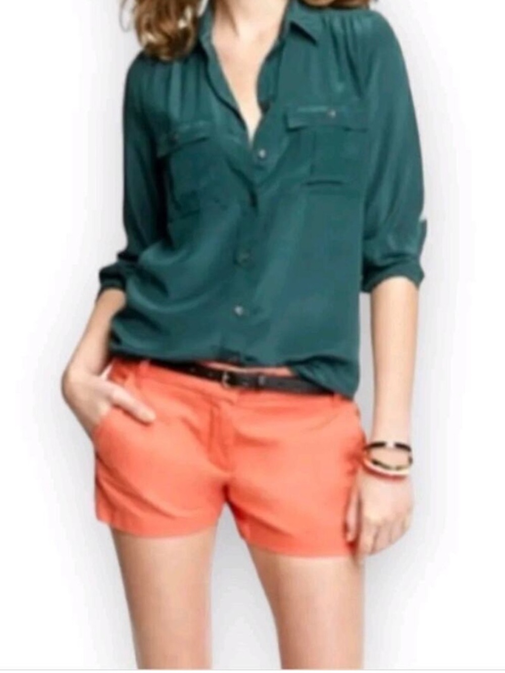 J. Crew Red Cotton Chino Women's Shorts